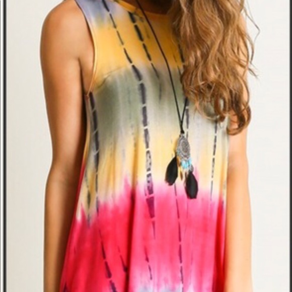 Stunning tie dye swing dress - Picture 2 of 4